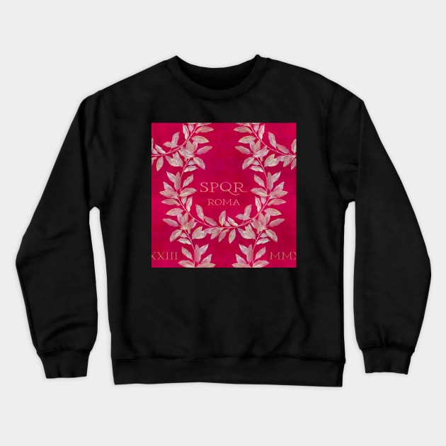 Rome SPQR 2023 repeating pattern Crewneck Sweatshirt by LeanneTalbot